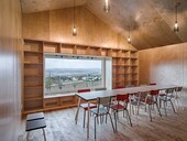 Lounge für Mitarbeiter im Neubau