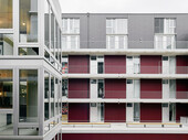 Die Appartements der MIN MAX Entwicklung sind über Arkaden erreichbar