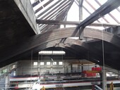 Bogenbinder mit Zugbändern