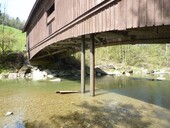 Provisorische Rammpfähle zur Stabilisierung