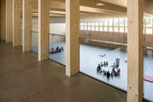 Blick von der Galerie auf die Turnhalle Foto ©Primula Bosshard