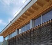 Avant-toit de la nouvelle toiture