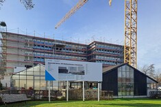 Viel Holz für das neue Laborgebäude der Universität Zürich
