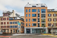 Eine Schindelfassade mitten in Luzern